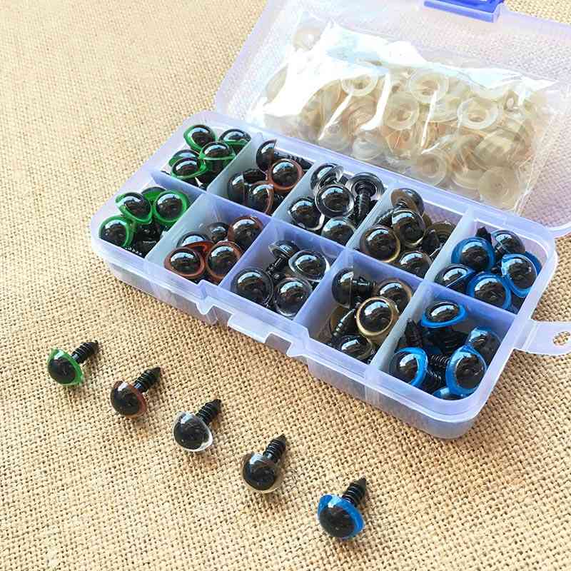 Mix Color Plastic Animal Safety Eyes For Accessories Box