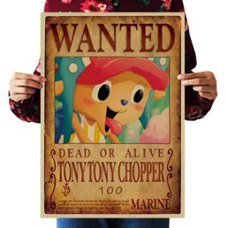 Home Wall Decor Stickers, Vintage Paper Wanted Posters
