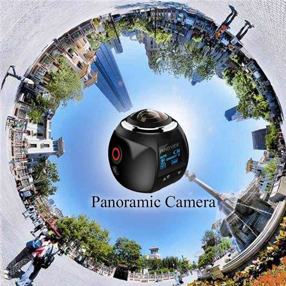 360-stupňová panoramatická športová outdoorová kamera so širokouhlým uhlom a vysokým rozlíšením proti otrasom