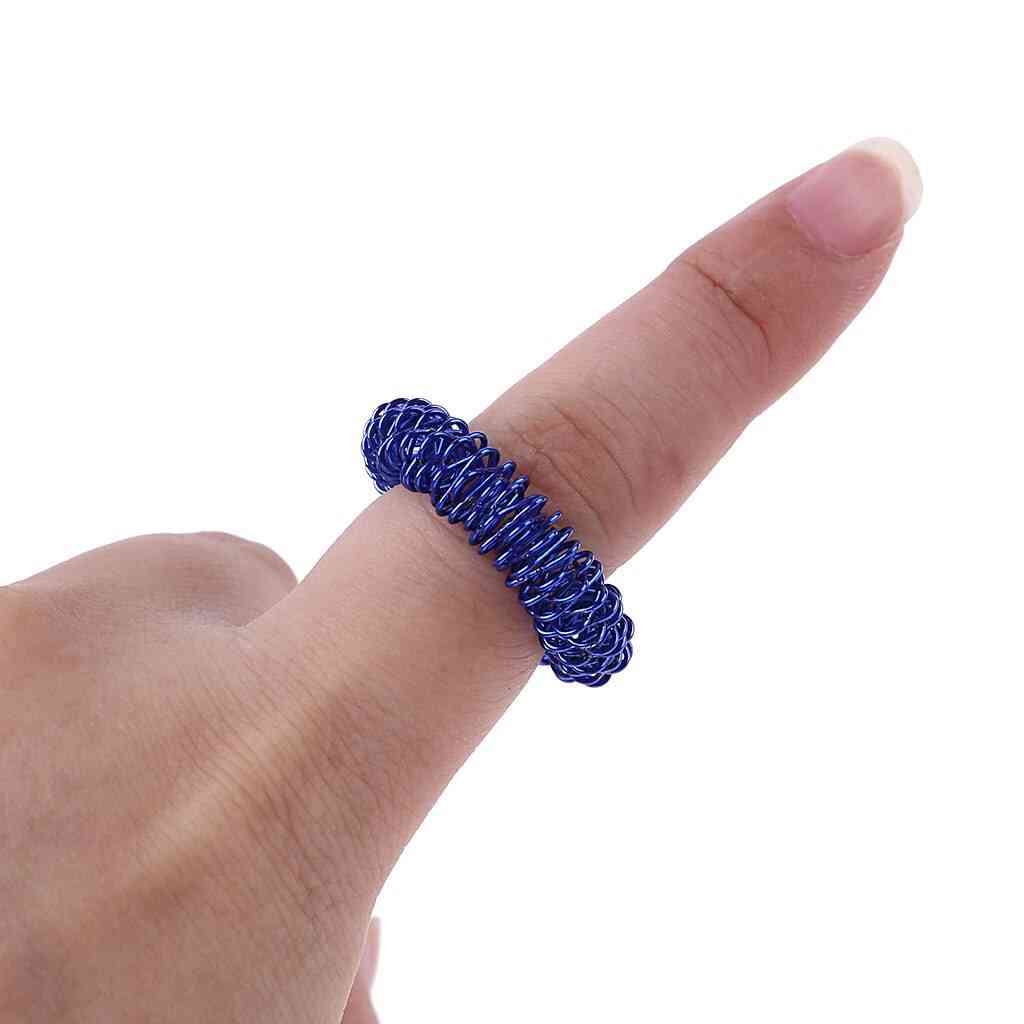 12stk sensorisk finger akupressur ring fidget