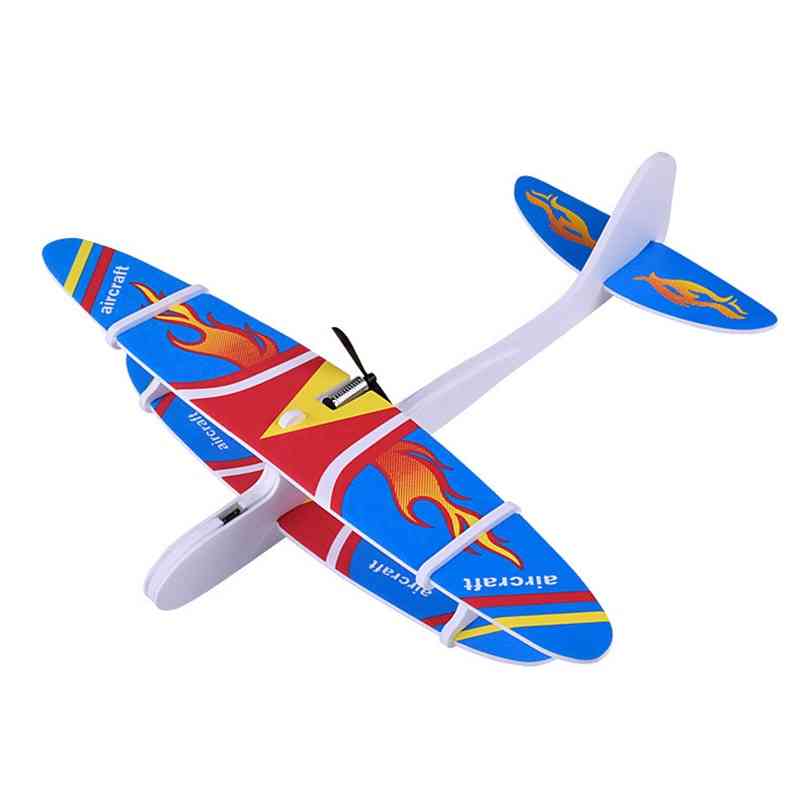 Kids Assembled Aircraft Fix Wing Usb Durable Epp Foam Outdoor Launch Airplane Model