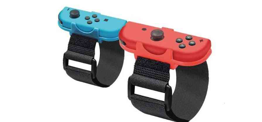 1 Pair Adjustable Game Controller Wrist Band Bracelet For Nintendo Switch