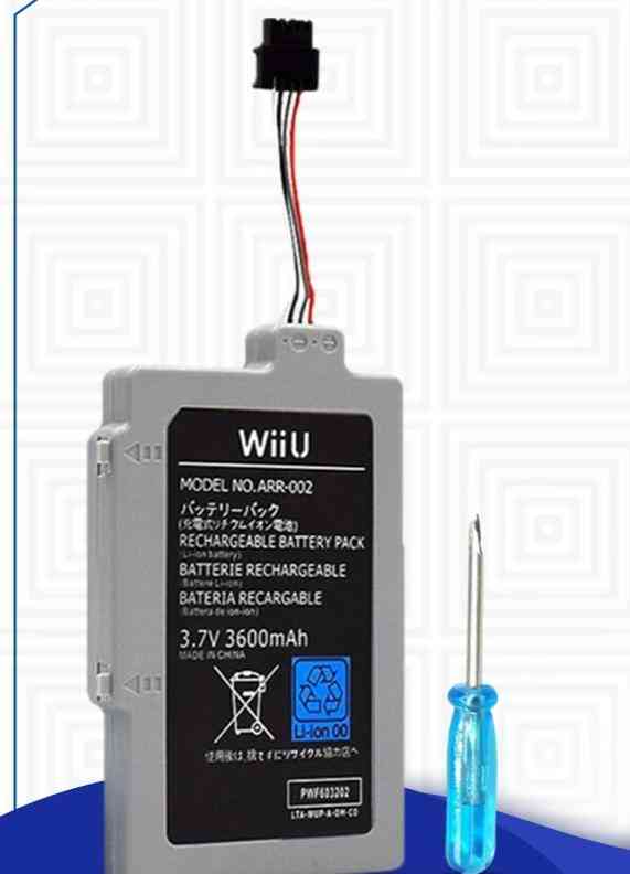 Rechargeable Battery Pack For Nintendo Wii U Controller