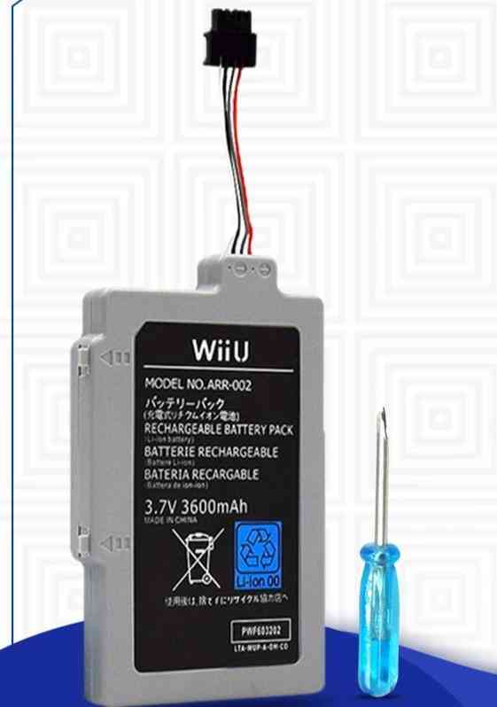 Rechargeable Battery Pack For Nintendo Wii U Controller