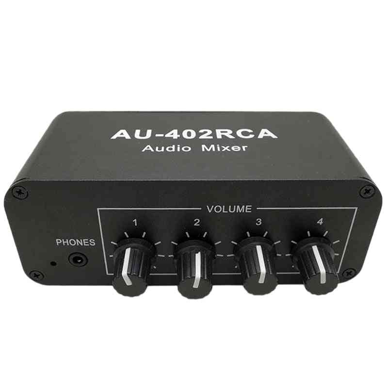 Multi-source Rca Mixer Stereo O Reverberator O Switch