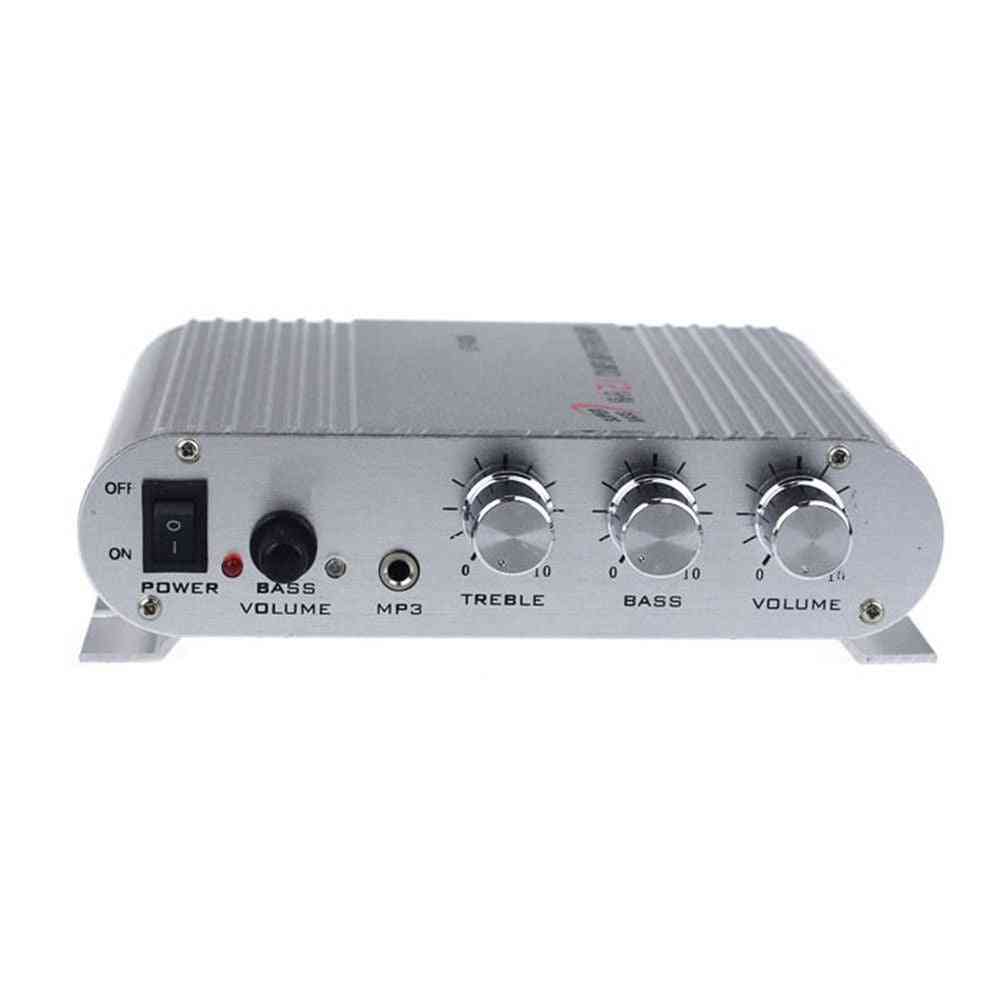 Amplificador estéreo de refuerzo para coche subwoofer hogar hi-fi 2.1 12v 2a