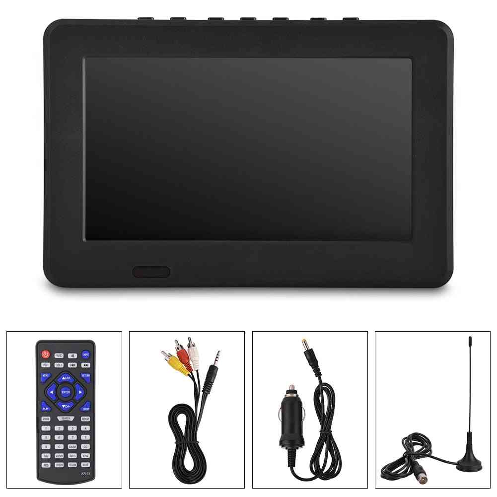 7 Inches Rechargeable Digital Color Television Player Tft-led Screen Portatil Portable
