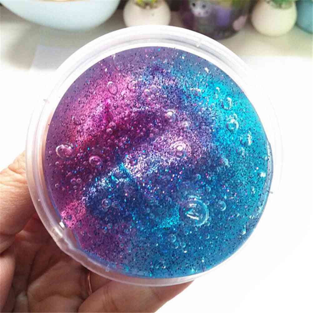 Anti-stress Starry Sky Slime Putty Durtend Scented Stress Relief Clay Toy
