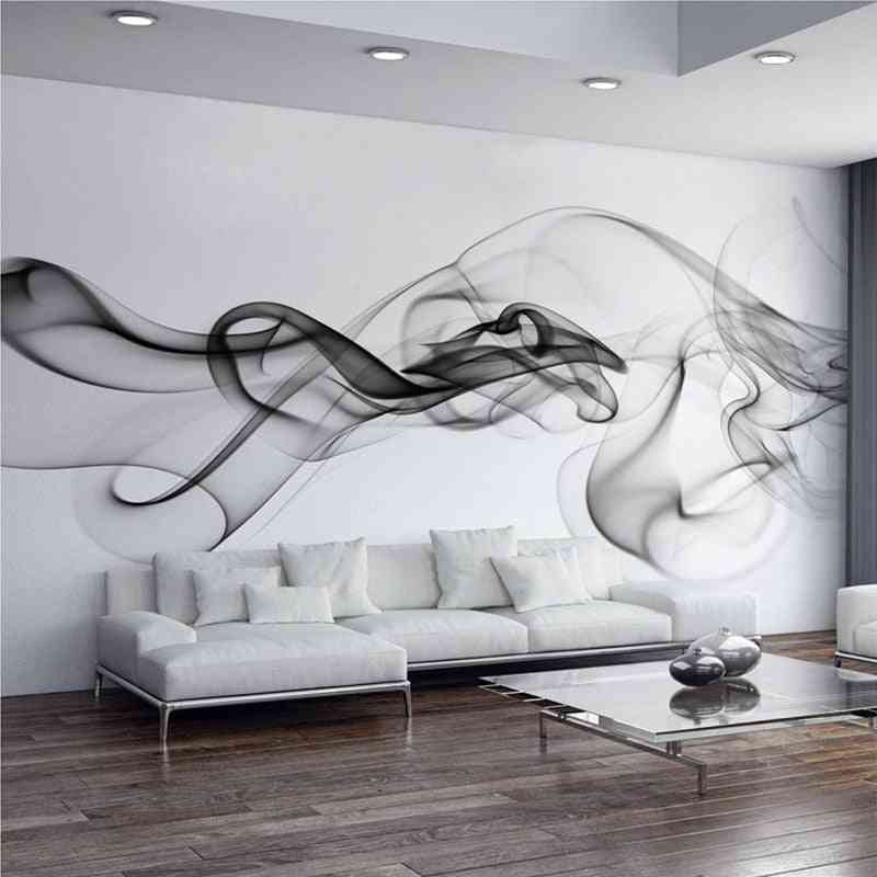 3d fotobehang doek rook mist - art design behang voor woonkamer
