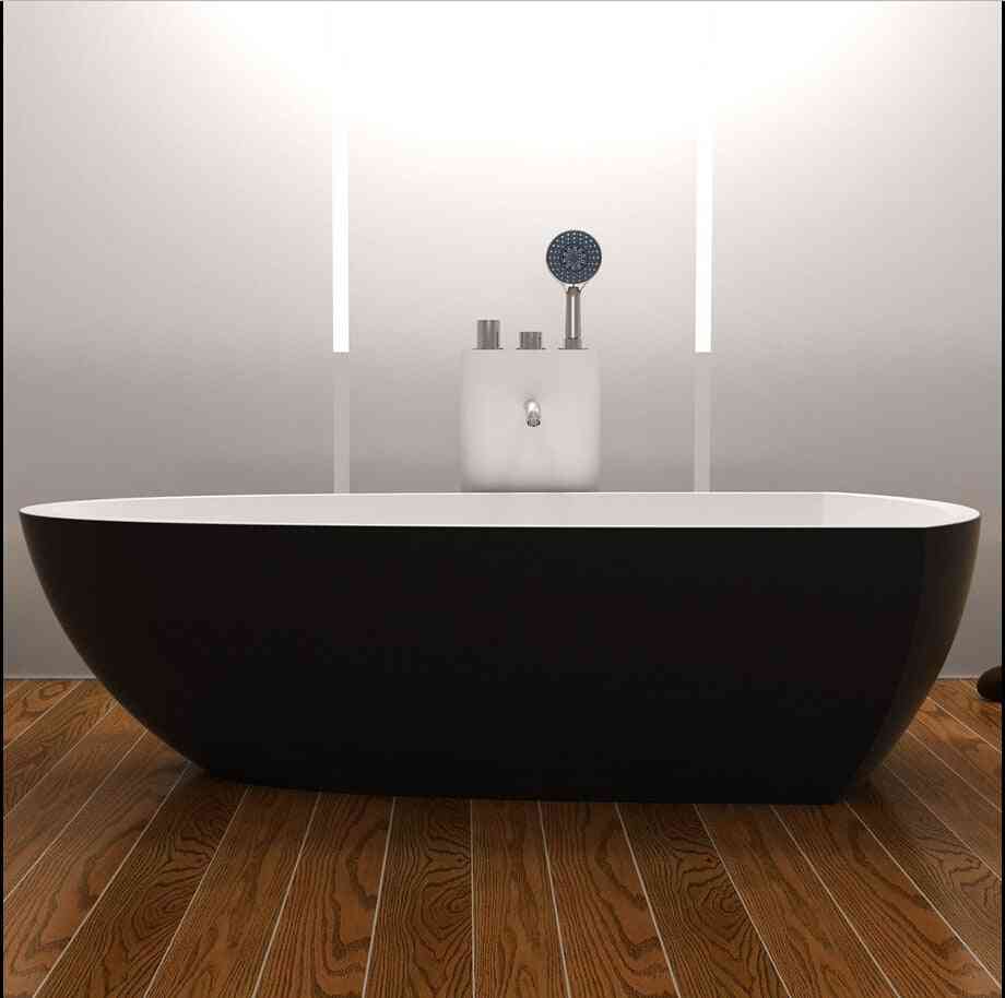 Solid Surface Stone Cupc Approval Bathtub Rectangular Freestanding Corian Matt Tub