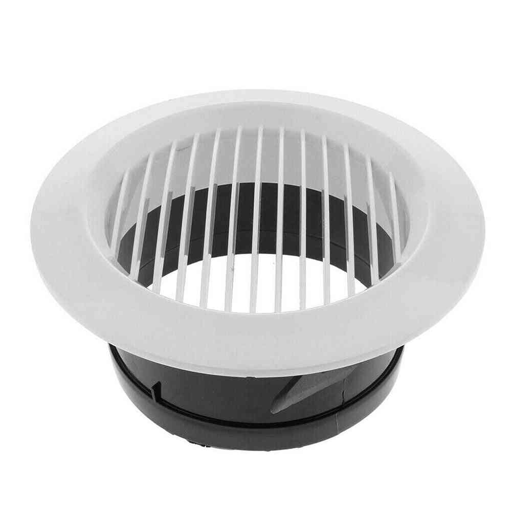 Air Vent Grille Circular Indoor Ventilation Outlet Duct Pipe Cover Cap