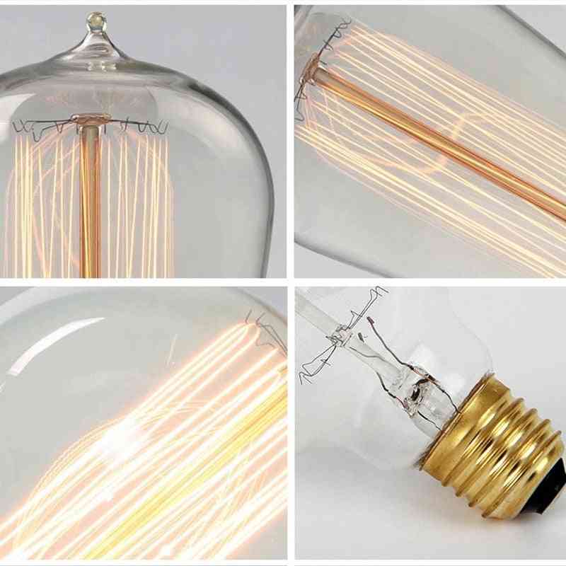 Vintage lampada retro -lamppu, hehkulamppu, antiikkilamppu, riippuvalaisimet