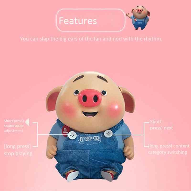 Brinquedo robô-porco falante inteligente interativo