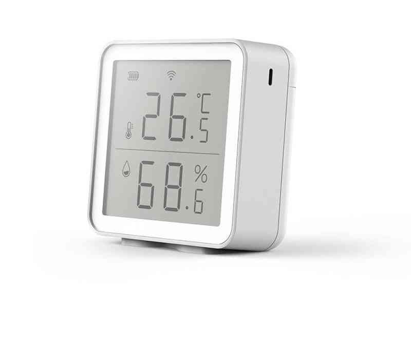 Drahtlose intelligente Temperatur und Luftfeuchtigkeit, digitales WLAN-LCD-Thermometer, Verbindungssensoren