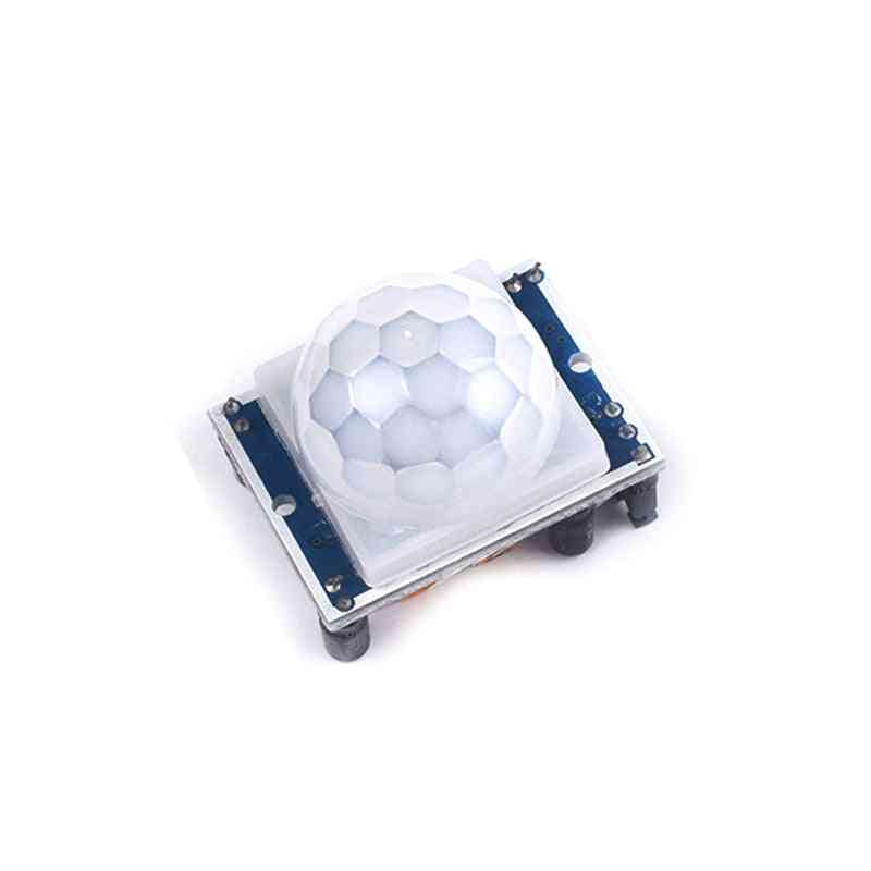 Ajustar - infravermelho piroelétrico, módulo mini pir, suporte detector de sensor de movimento