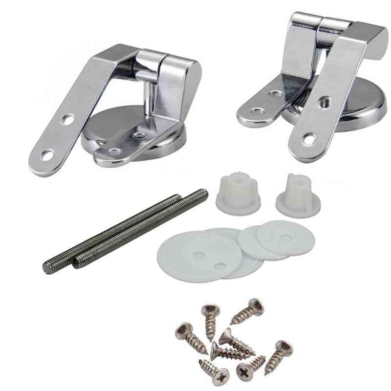 Stainless Steel- Seat Hinge Flush, Toilet Cover, Mounting Connector