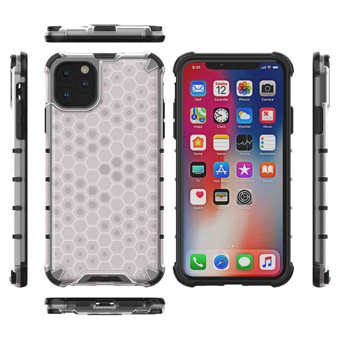 Amzer Honeycomb Slimgrip Hybrid Bumper Case For Iphone 11 Pro Max