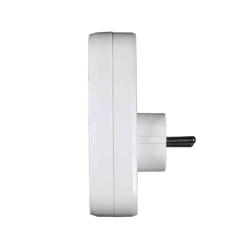 Eu Plug Power Strip Adapter Wall Double Socket Portable 2 Usb Mobile Phones 1200w 250v Smartphones Tablets (white)