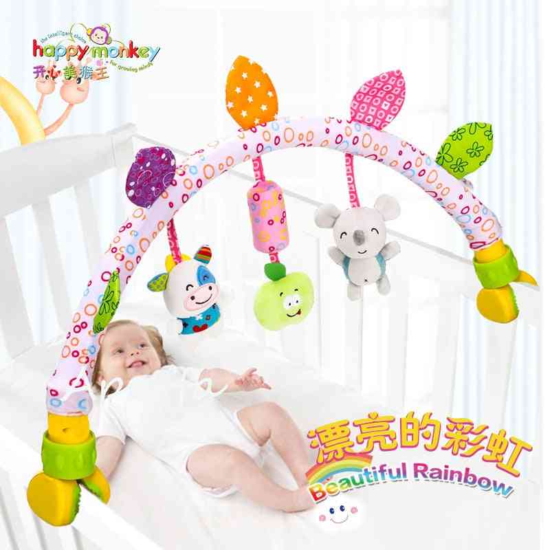 Baby musikalisk mobil säng/spjälsäng/barnvagn plysch skramlar