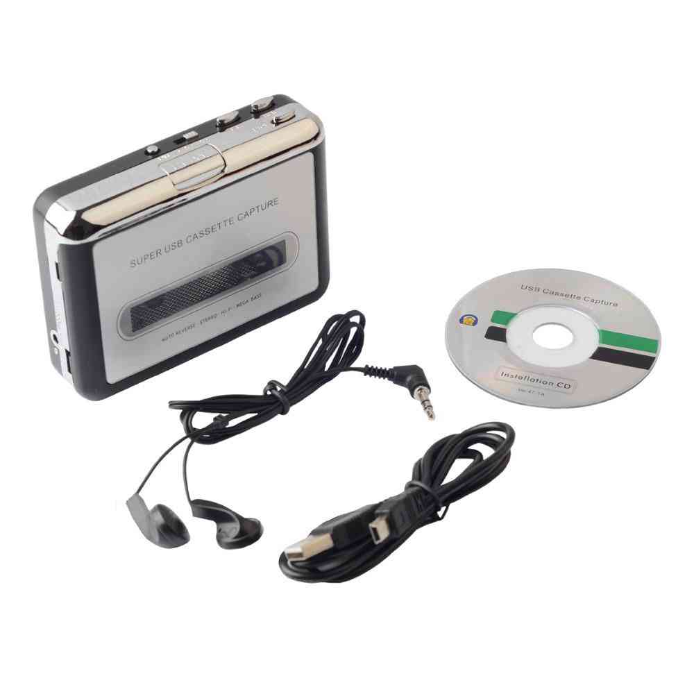 Usb Cassette To Mp3 Converter With Headphone
