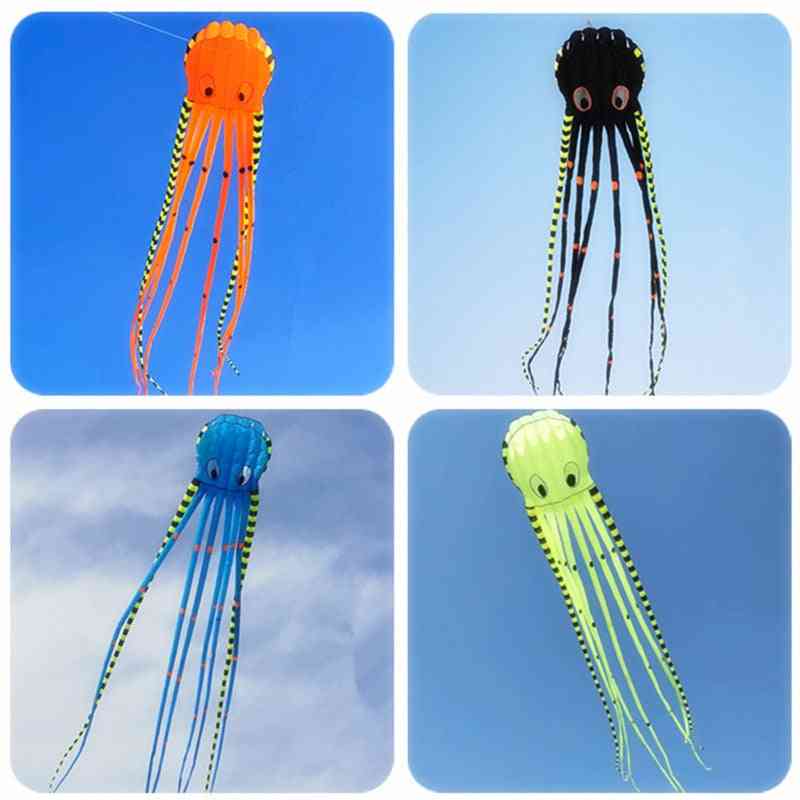 3d Striped Octopus Large Animal Software Inflatable Kite