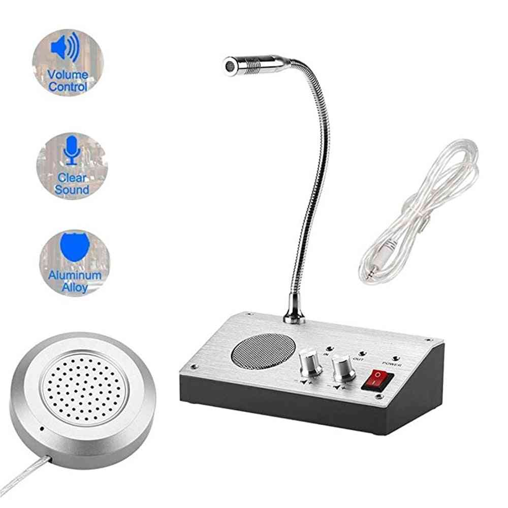 Usb dual-way, walkie talkie, talemikrofon, højttalersystem