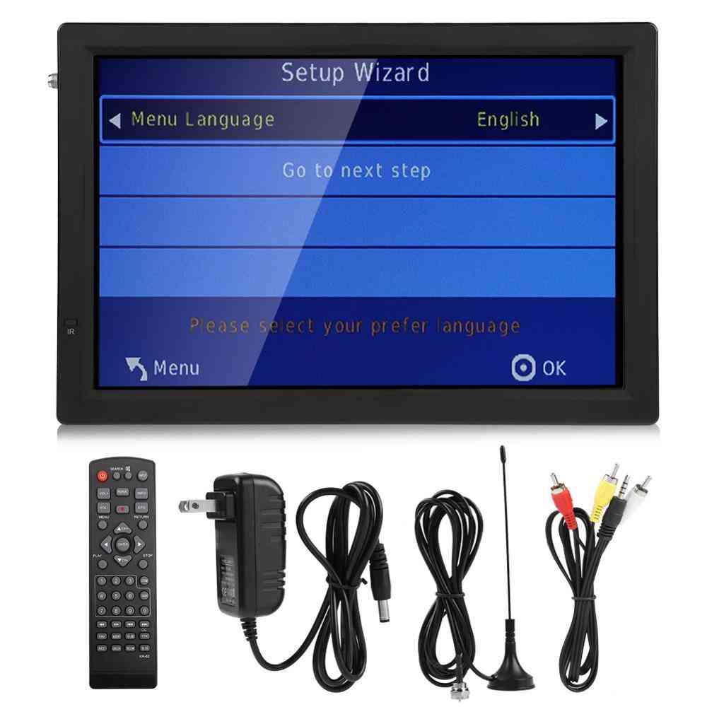 Portable- Digital Television Atsc, Video Player, Lcd Tv