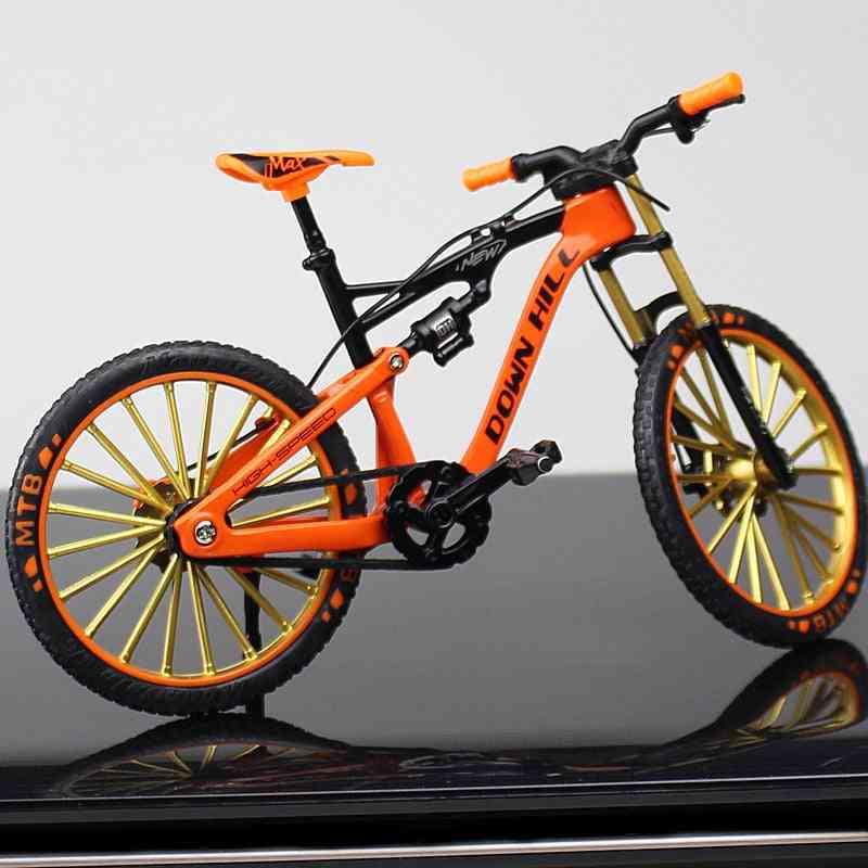 Alloy Model- Diecast Metal Finger, Racing Mountain Bike