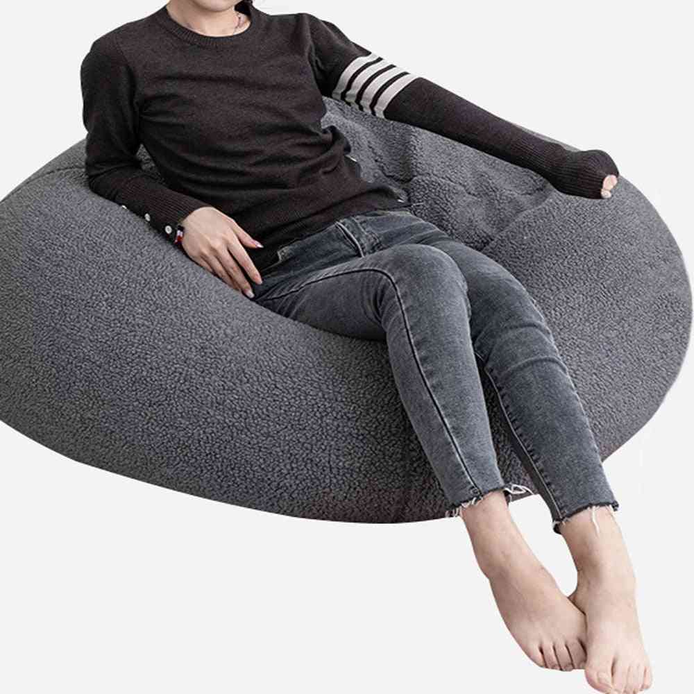 Soft Fluffy Beanbag Cover - Large Lazy Sofa Seat Cover