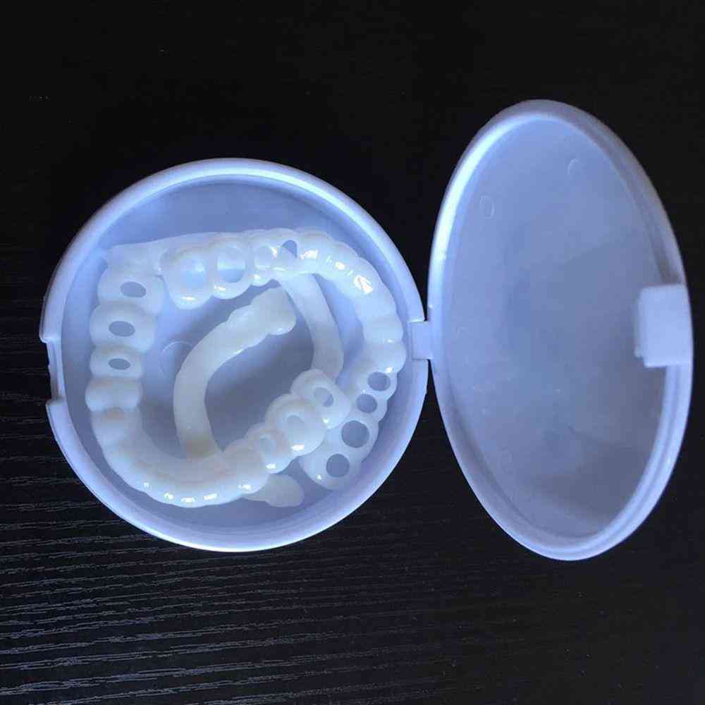Silicone Artificial Fake Teeth Upper False Tooth Cover