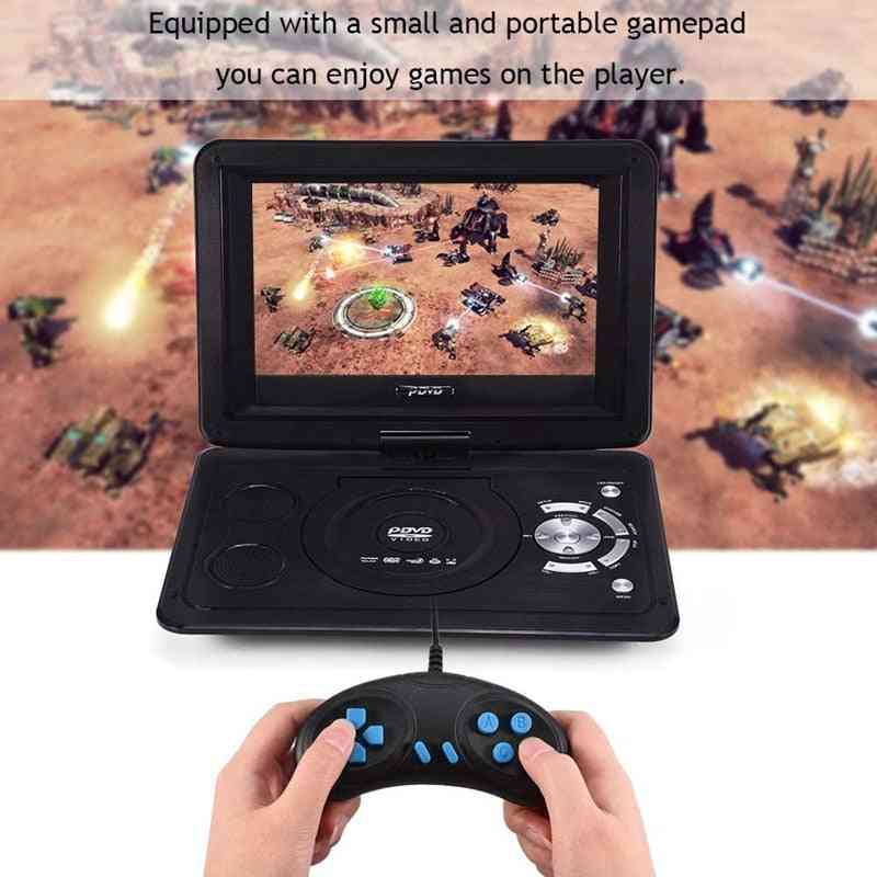 Hd Portable Dvd Player With Swivel Sn Sd Card Fm Radio Receiver