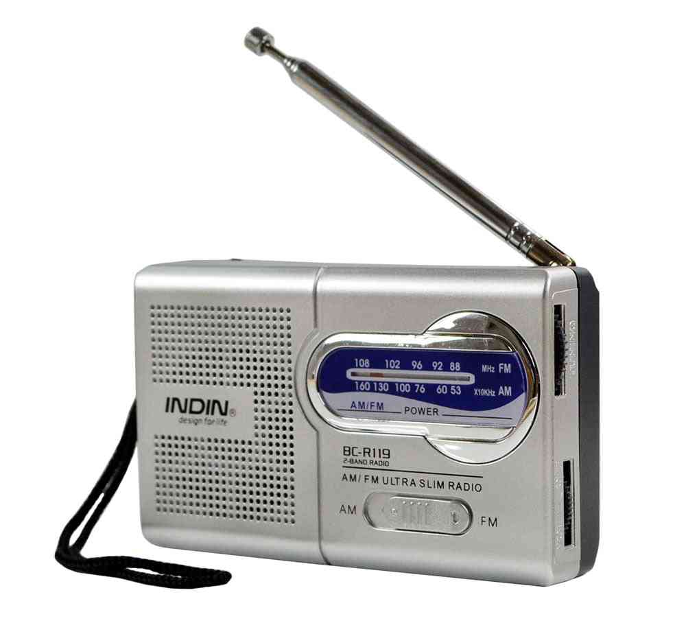 Mini Portable Radio Telescopic Antenna Speaker