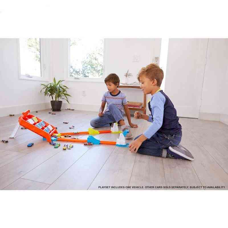 Hotwheels springen actie speelgoedautobaan