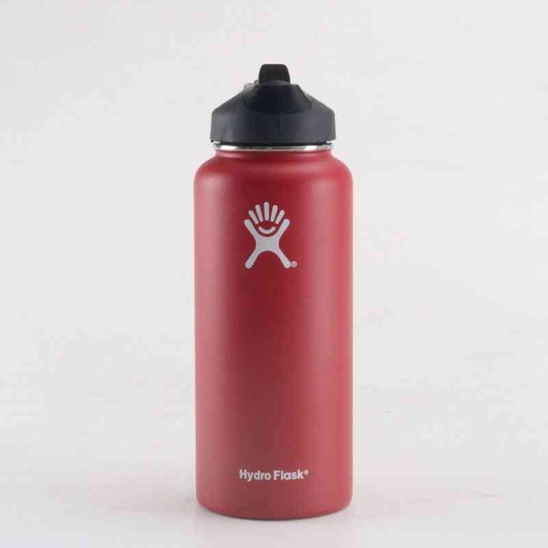 Vacuum Insulated Flask, Stainless Steel, Water Bottle, Wide Mouth, Outdoors