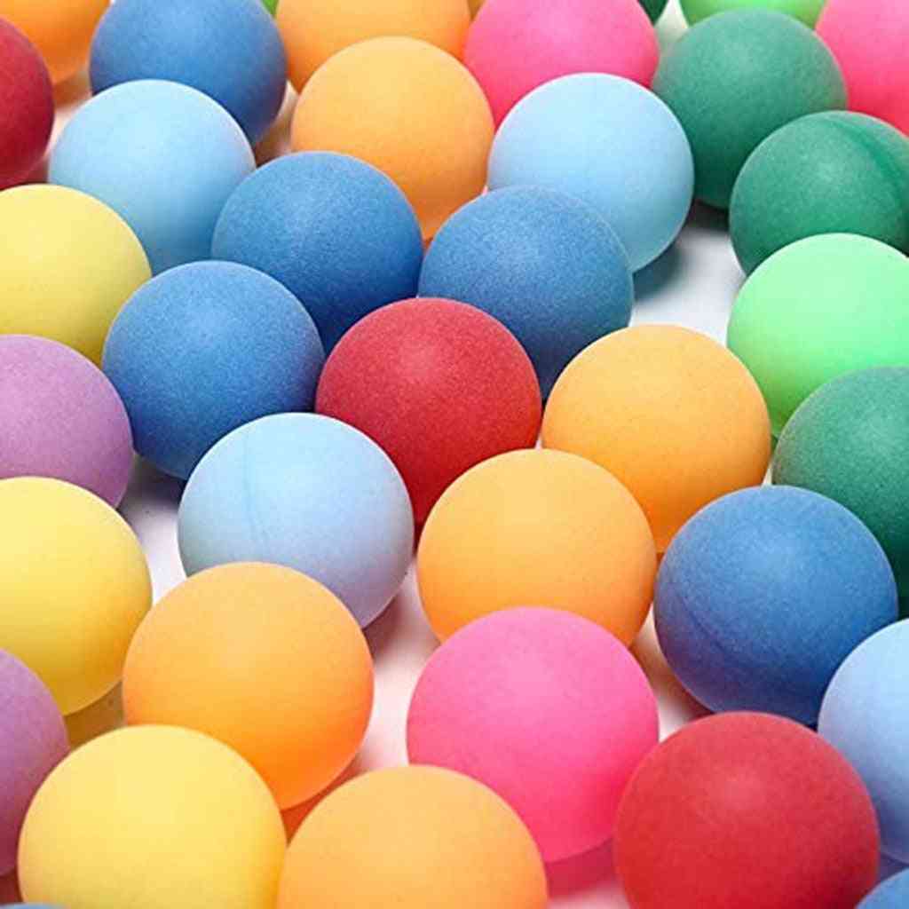 10 buc/pachet minge de ping pong colorata