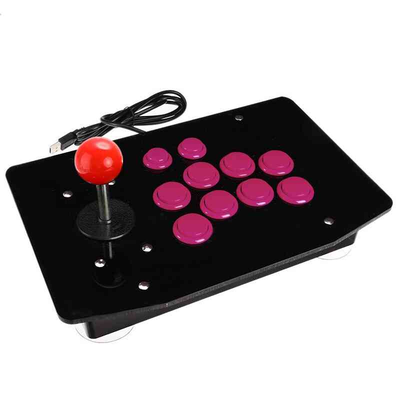 Usb Fighting Stick, Gaming Controller, Video Game Joystick For Pc
