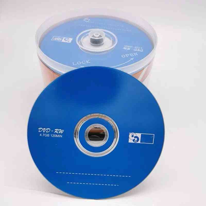 5 diskov upl, modro s prázdnou potlačou, dvd rw