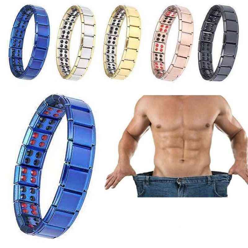 Magnetic Therapy, Health Care, Loss Weight, Effective Stone Bracelets