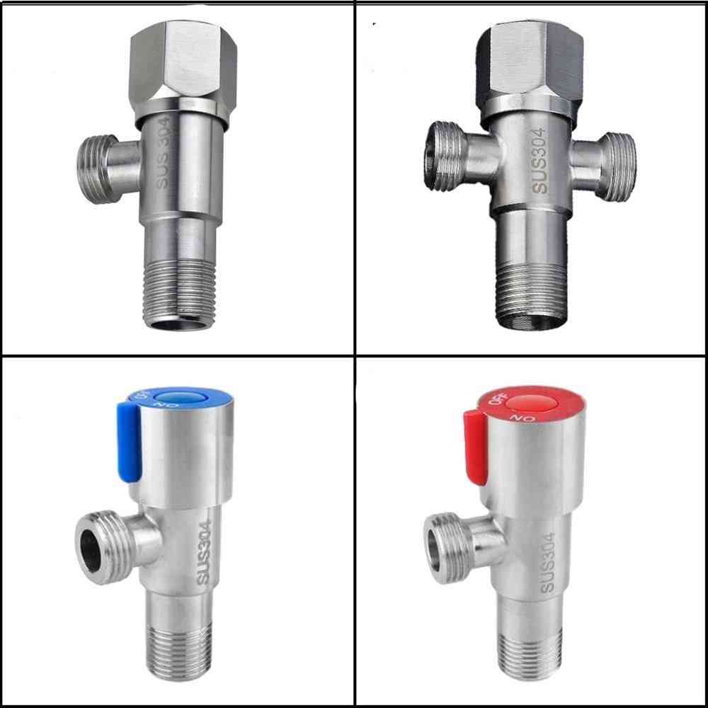 Toilet Copper Valve- Kitchen Sink Tap, Triangle Hot And Cold, Angle Water Heater