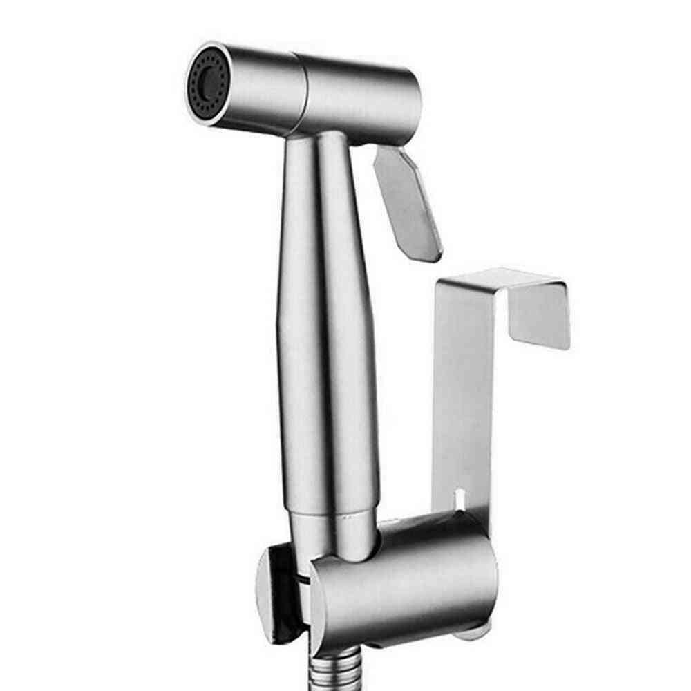 Toilet Bidet Spray Stainless Steel Handheld  Bathroom Sprayer Shower Head