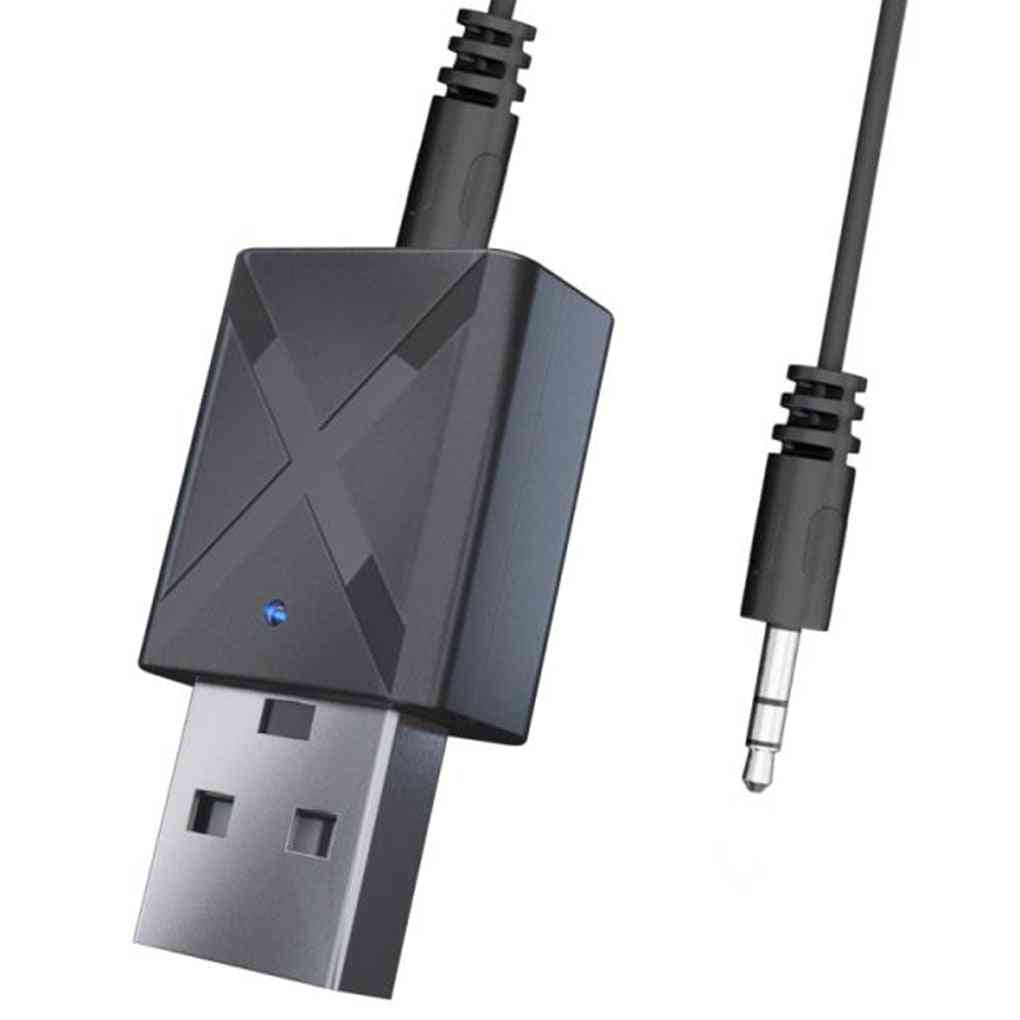 3.5mm Aux Stereo Wireless Adapter Usb Bluetooth 5.0 Transmitter Receiver Tv Speaker Earphone Car Music