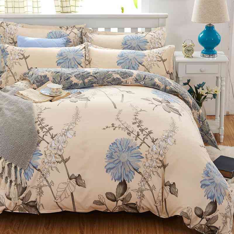 Home Textiles  Bedding Set -  Comforter Duvet Cover, Bed Sheet, Pillowcase Set-3