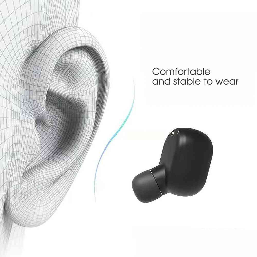 Tws bluetooth earphone 5.0 todelliset langattomat kuulokkeet, joissa on mikrofoni