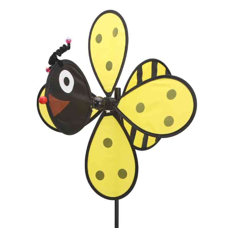 Large Bee- Windmill Whirligig, Wind Spinner Toy For Home Yard Garden Decor