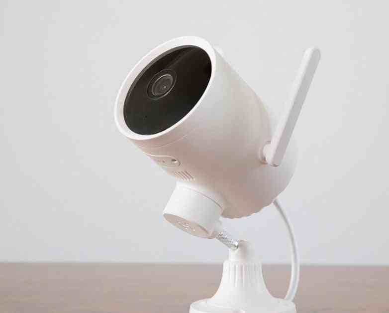 Cámara inteligente para exteriores e interiores, detección de humanoides a prueba de agua 2k, visión nocturna por webcam
