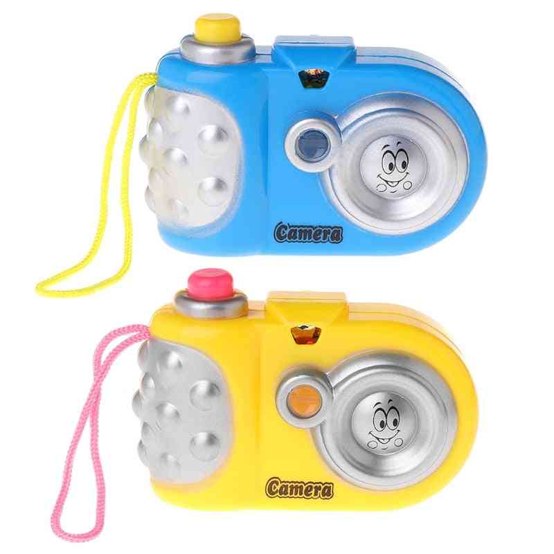 Vzdelávacia hračka s LED svetlom v tvare fotoaparátu