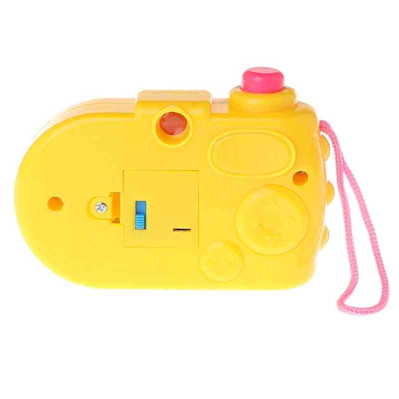 Vzdelávacia hračka s LED svetlom v tvare fotoaparátu