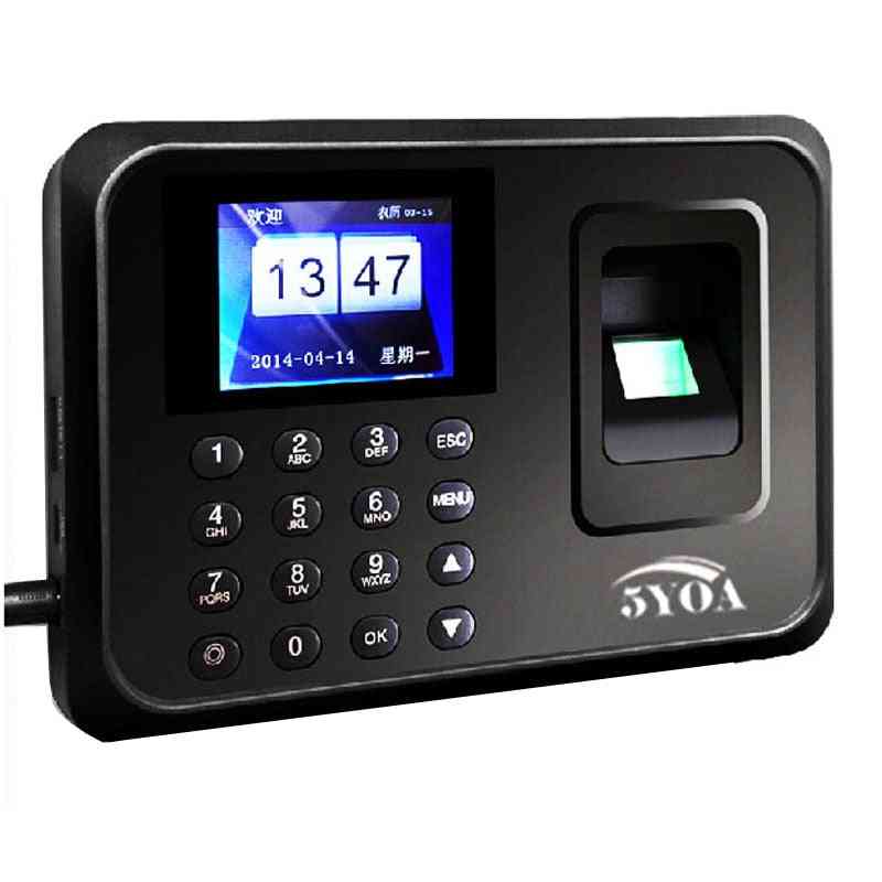 A01- sistema de asistencia biométrico- lector de huellas dactilares usb, máquina de control de empleados