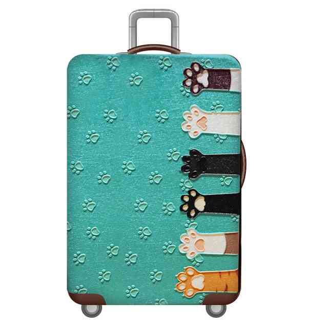 World Map Design Luggage Protective Cover