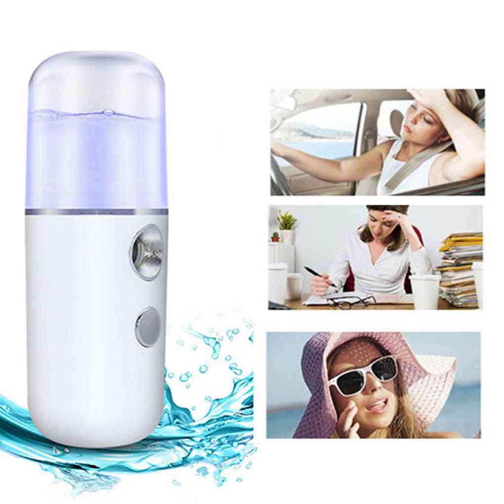 Beauty Apparatus Humidifier Rechargeable Nano Spray